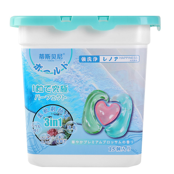 Japanese laundry capsules strongly flavoured