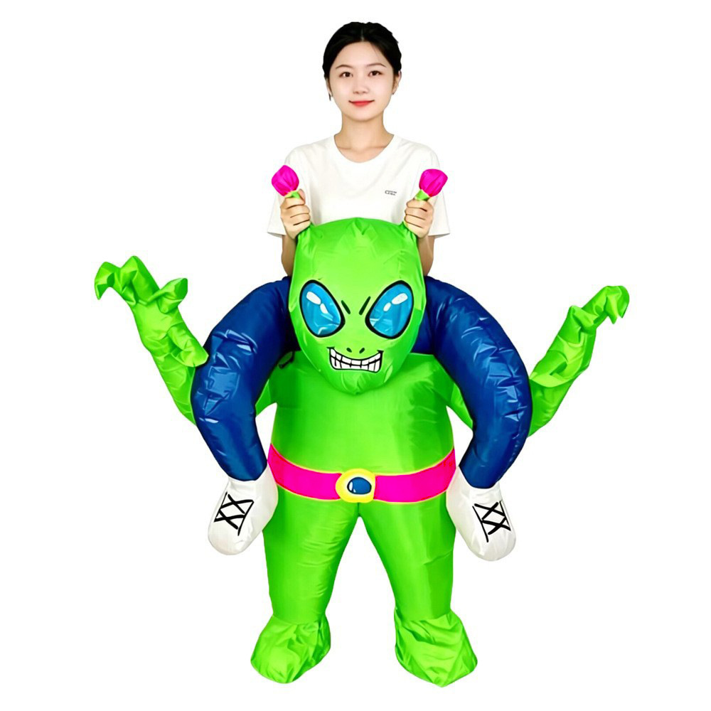 Disfraz Inflable de Alienígena para Adultos y Niños de Tela Impermeable para Halloween y Fiestas image 17