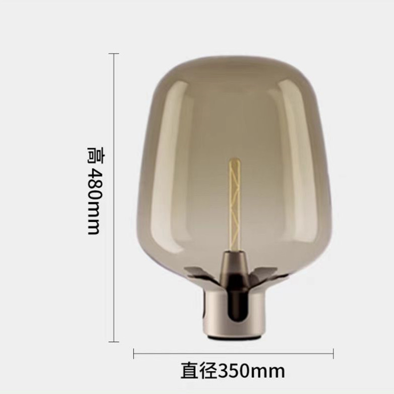 Lámpara de mesa de estudio creativa minimalista posmoderna de fábrica, modelo de diseñador de lujo ligero, lámpara de mesa de decoración de oficina