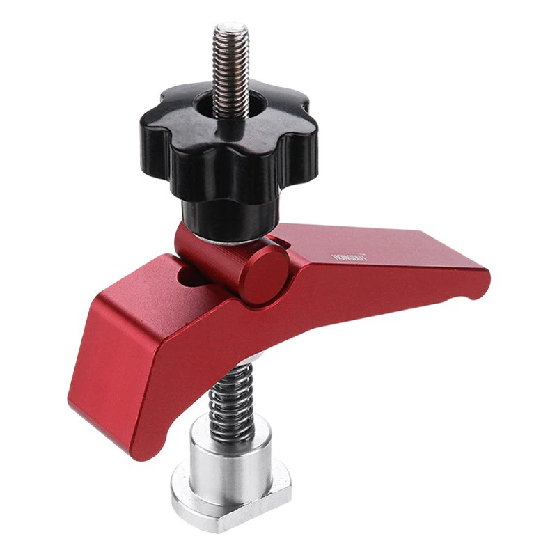 Деревообрабатывающий стол из чистого алюминиевого сплава прижимной блок держатель желоба прижимная пластина Т раздвижная ручка желоб специальная пара деревообрабатывающих инструментов