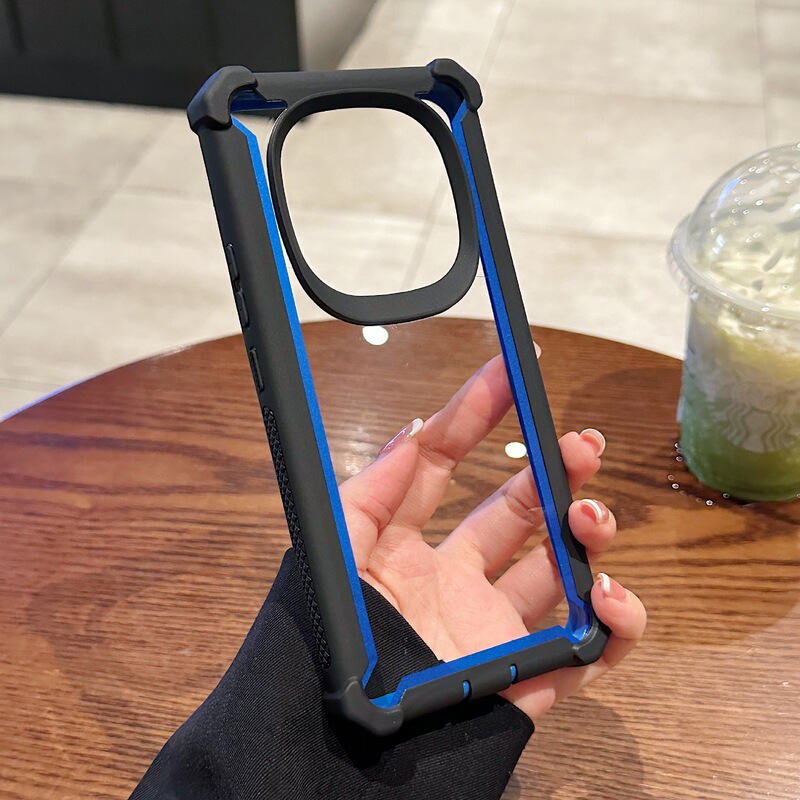 Suitable for Tecno 2-in-1 Hengshun Phone Case, Space Case, Anti-Drop Color-Blocking Case, Color-Blocking Four-Corner Anti-Drop Case