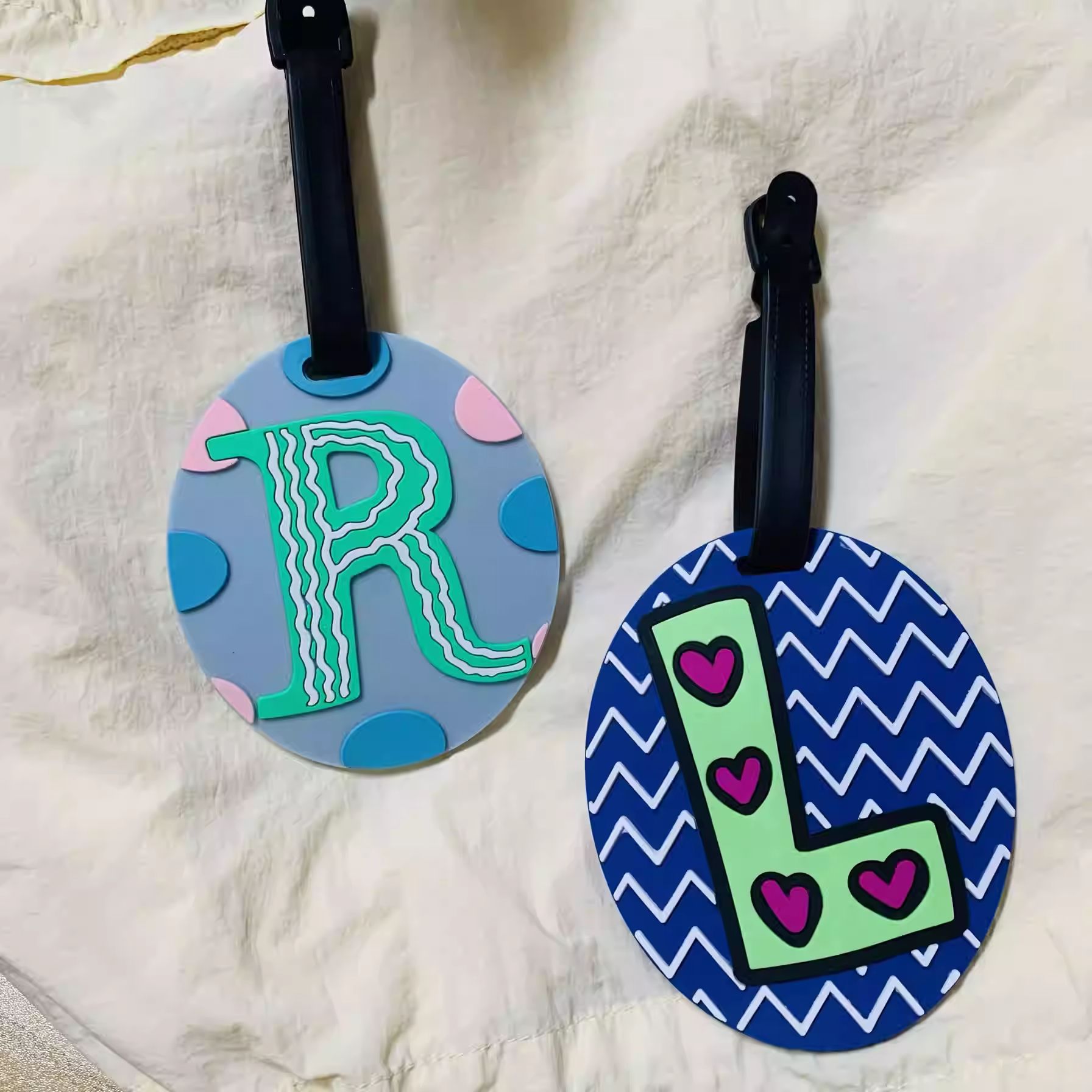 Pvc Soft Rubber Cartoon Luggage Tag Luggage Tag Suitcase Pendant Boarding Check-In Tag 24-Hour Delivery