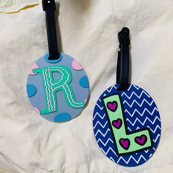 Pvc Soft Rubber Cartoon Luggage Tag Luggage Tag Suitcase Pendant Boarding Check-In Tag 24-Hour Delivery