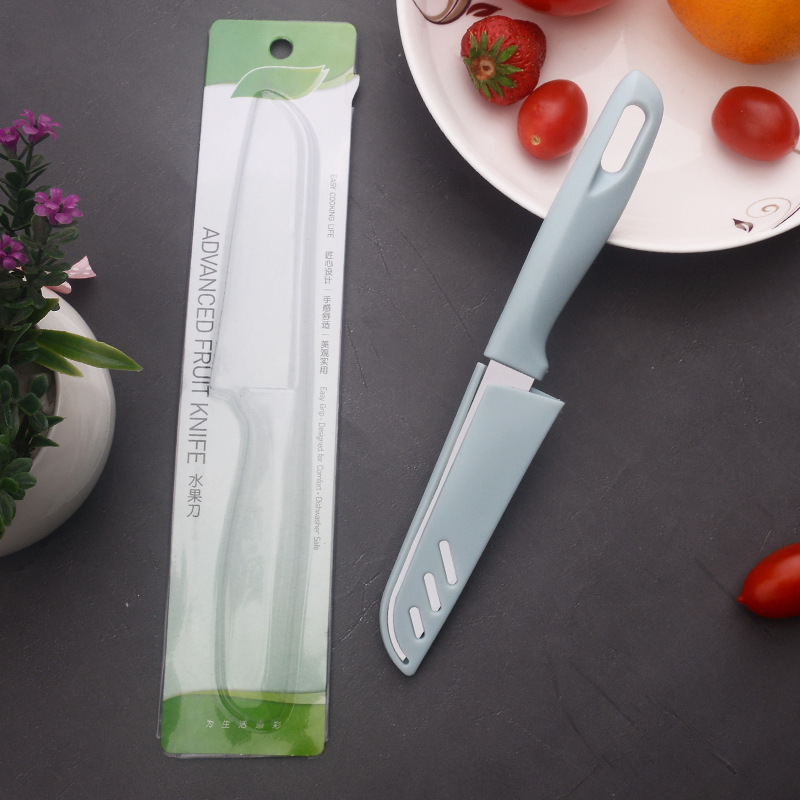 Pelador de frutas y melón doméstico, cortador de piel portátil, cuchillo de corte de melón multifuncional, cuchillo de fruta de acero inoxidable con empaque