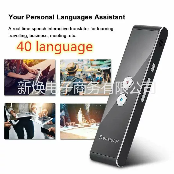 T8+ Bluetooth Translator Voice Synchronization Translator Multi-Language Real-Time Translation Translator Stick T8 Portable