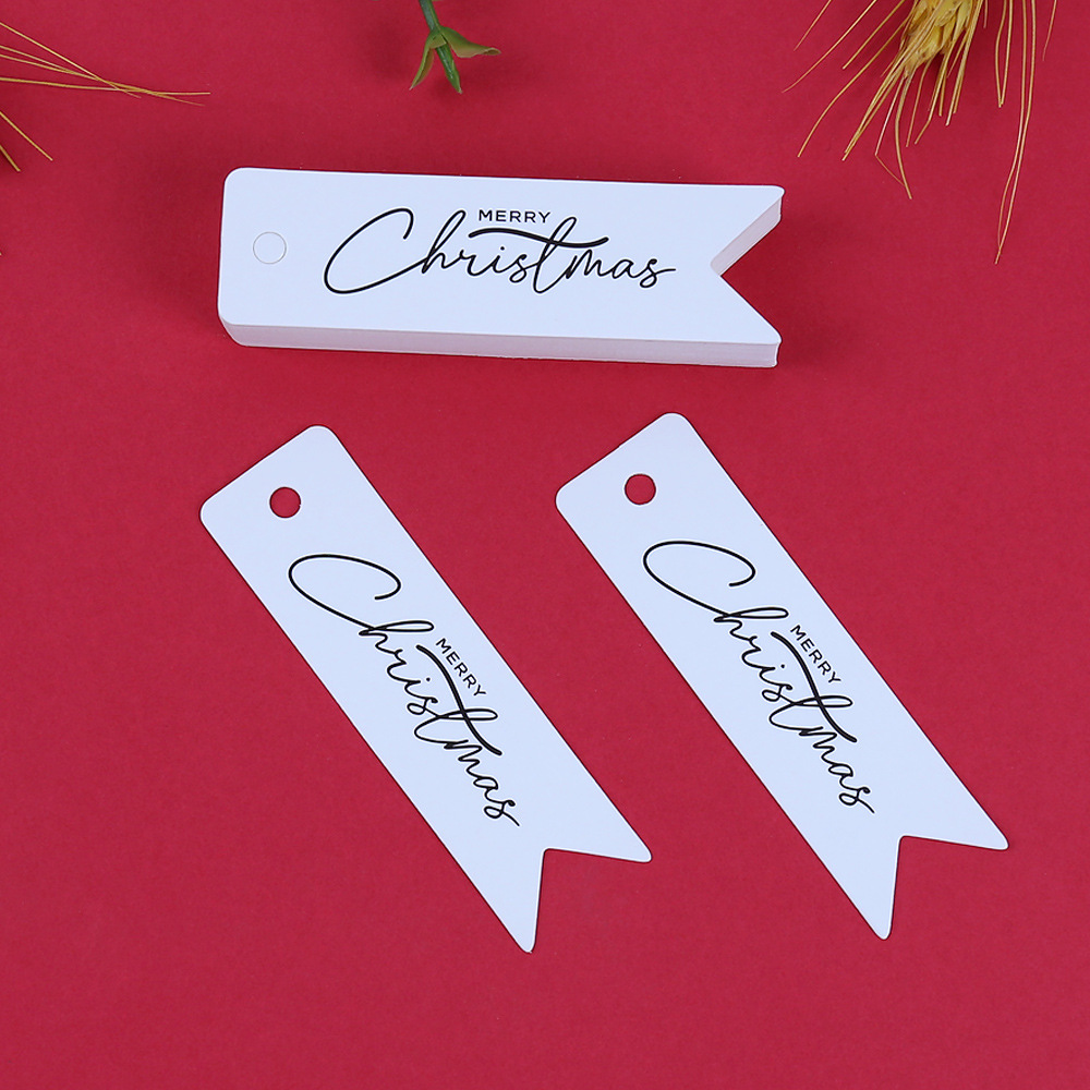 圣诞吊牌小卡片2025新款圣诞吊卡礼品标签圣诞节装饰挂牌圣诞卡片
