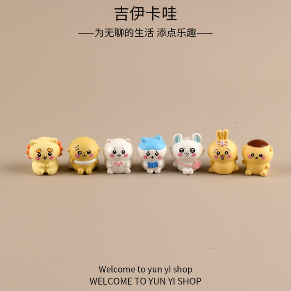 Creative cartoon resin decor