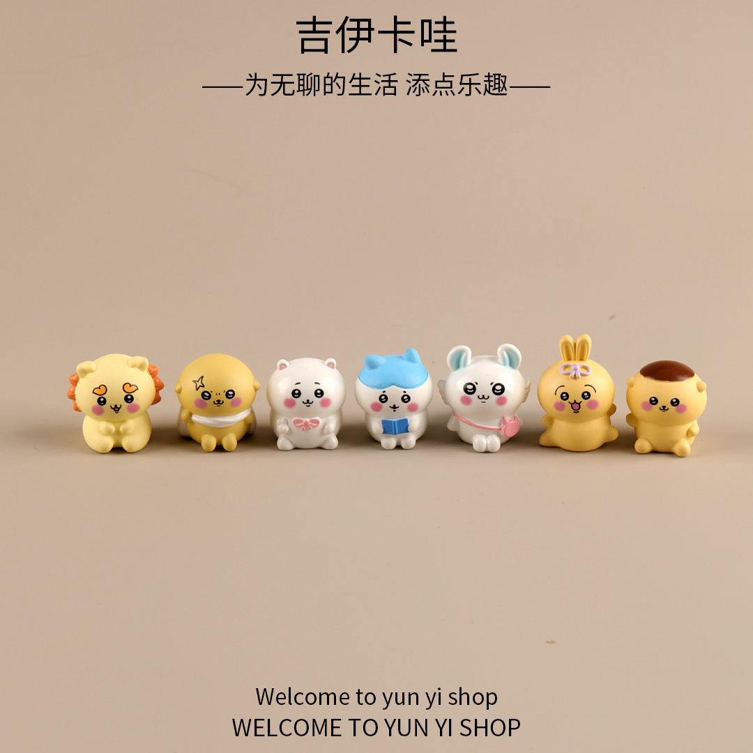 Creative cartoon resin decor