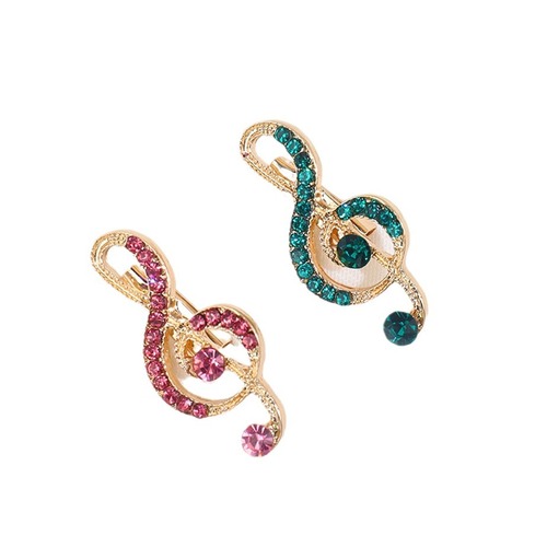 Note Brooch High-end Female Delicate Niche Design Sense Chest Flower Simple Multi-functional Suit Collar Pin Accessory 