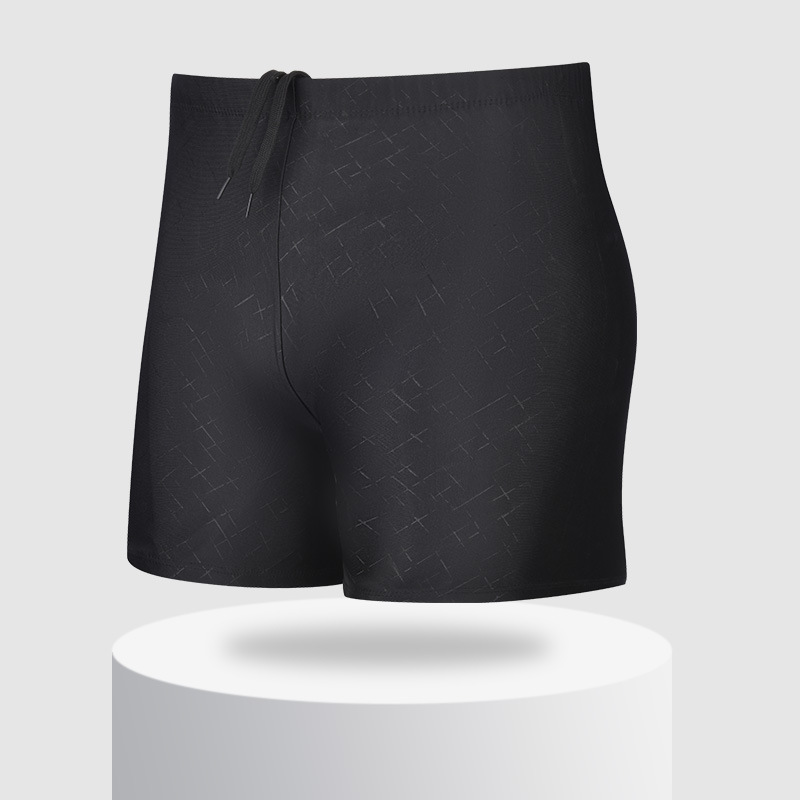 Traje de baño de los hombres anti-vergüenza más tamaño boxeador deportivo traje de baño de los hombres de secado rápido suelto bañador de aguas termales pantalones cortos de natación