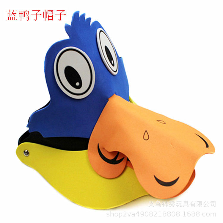 Día del niño Eva sombrero para el sol actividades entre padres e hijos dibujos animados animal tocado doce tocado del zodiaco