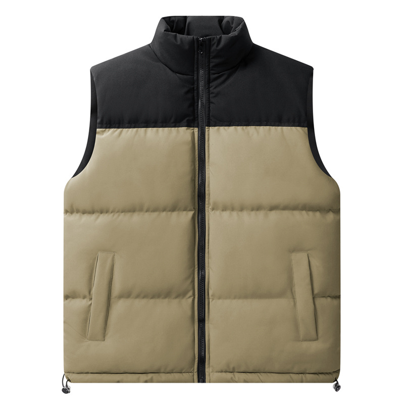 Übergroße Pufferweste für Herren, verdickte ärmellose Winterjacke mit Stehkragen, Streetwear-Mode für Freizeitkleidung (erhältlich in 7XL)_voghion.com