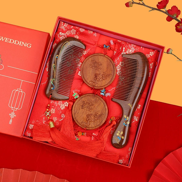 Happy eyebrows (rope mirror) [two combs and two mirrors - gift box]