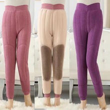 厂家批发妈妈棉裤男女秋冬加绒打底裤内穿高腰保暖毛裤中老年秋裤