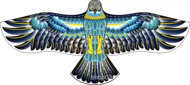 新しい格子縞の布はタカの凧の包頭のタカの凧をシミュレーションして鳥を怖がらせます。|undefined