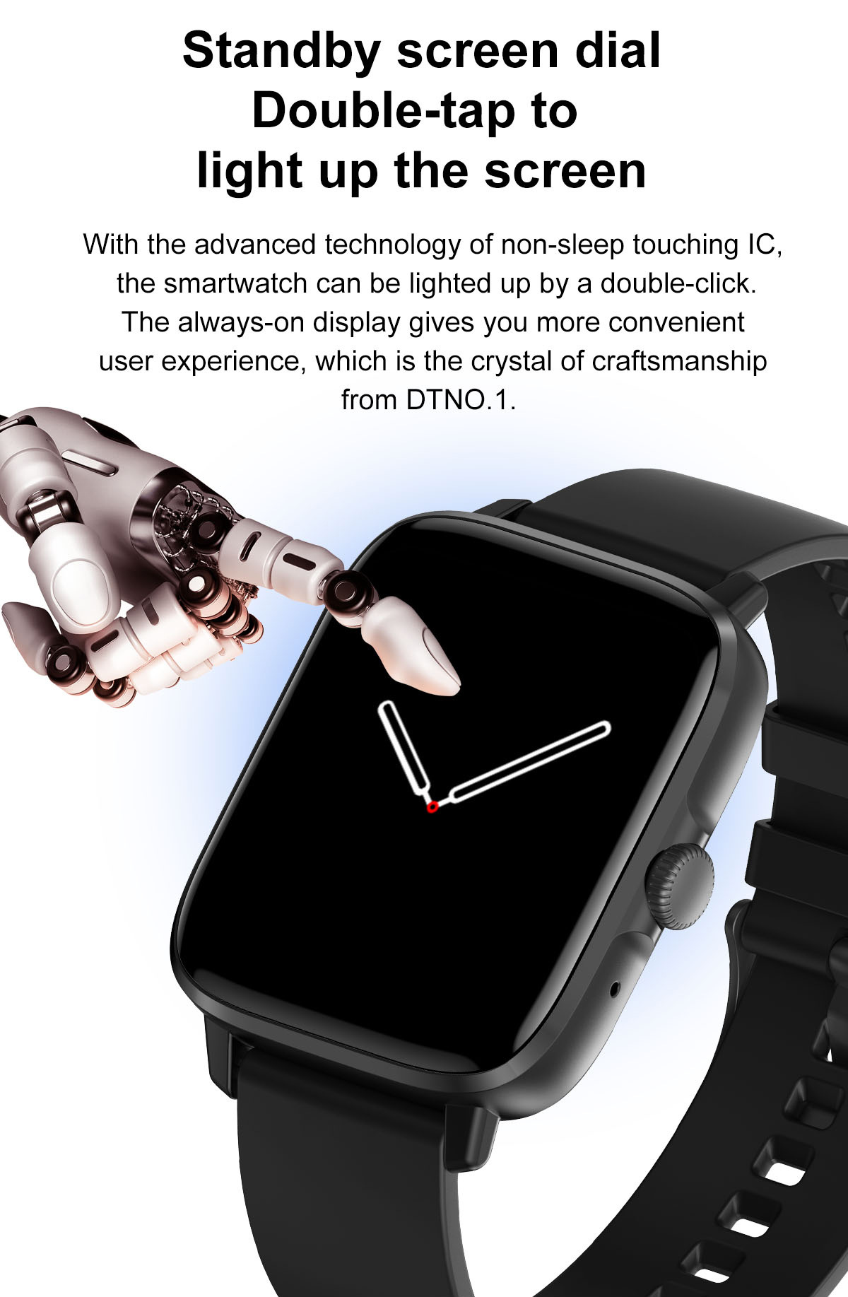 DT102 Bluetooth calling smart watch wireless charging NFC_voghion.com