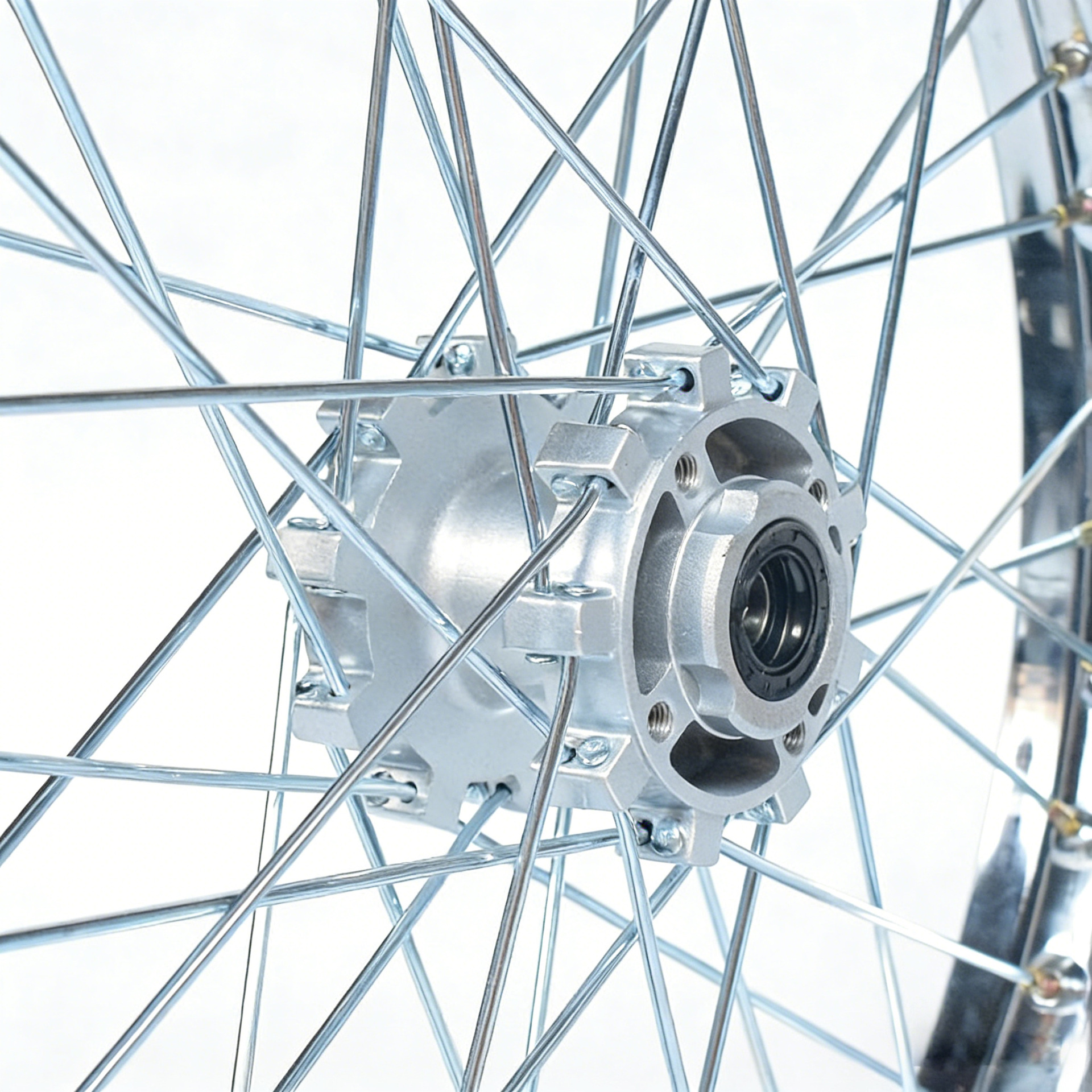 Cqr Off-Road Motorcycle Front Wheel 80/100-19 Rear Wheel 110/90-16 Wheel Hub Wheel Rim Large Tooth Tire Assembly