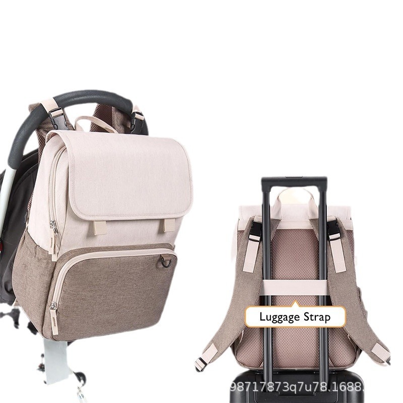 Amazon nueva mochila de pañales, mochila unisex, mochila de pañales grande con almohadilla de cambio de pañales