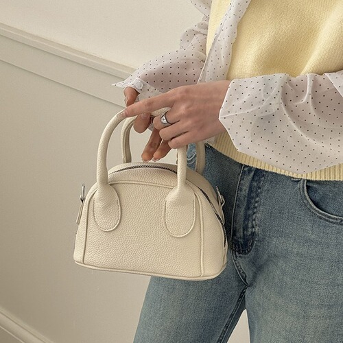 Fashionable Minimalist Women's Single-Shoulder Crossbody Bag, Niche Series, Shell Bag, Casual Commute, Boston Bag