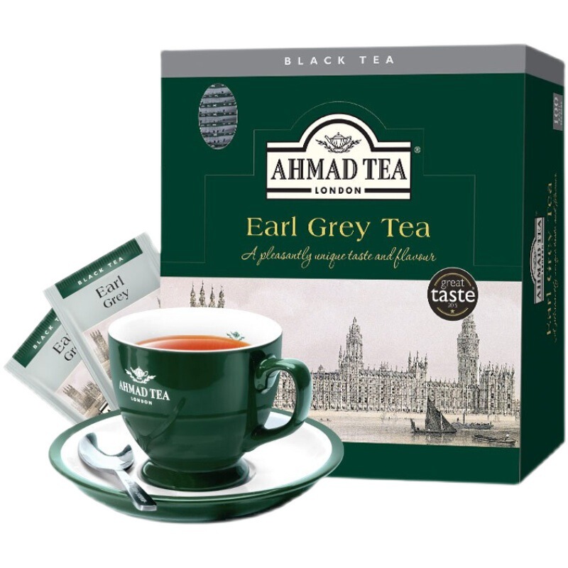 British Yaman AHMAD Tea bergamot flavor tea bag gray Earl Black Tea 100 small bag independent pack British Yaman AHMAD Tea bergamot flavor tea bag gray Earl Black Tea 100 small bag independent pack