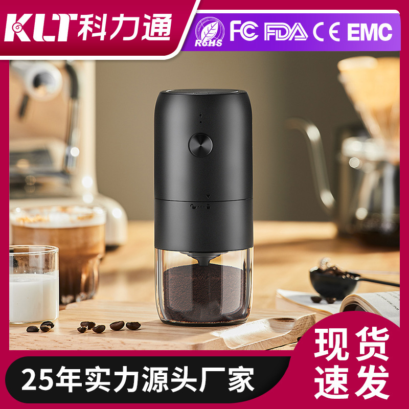 Cross-border portable electric bean grinder coffee machine USB rechargeable coffee mill electric coffee grinder coffee bean grinder