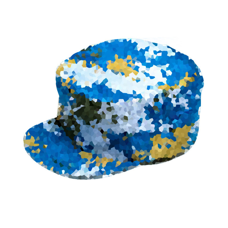 Navy camouflage hat