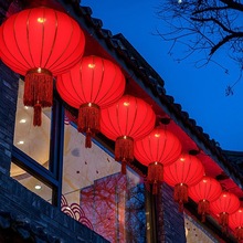新年大红灯笼广告灯笼春节大门口灯笼户外植绒灯笼元旦红灯笼批发