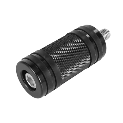 Motorcycle Modification Accessories Black Electroplated Knurled Gear Lever Head Gear Lever Glue Gear Head Embossed Gear Head (Motorcycle pedals) - dot-beads-black-1-piece