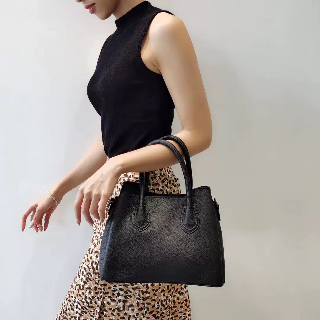 女士包包2025新款手提包头层牛皮女包高级感真皮大容量通勤托特包