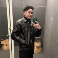 Car Detroit Jacket Квадратная этикетка с молнией и лацканом с логотипом Детройт сплошной кожаный пиджак
