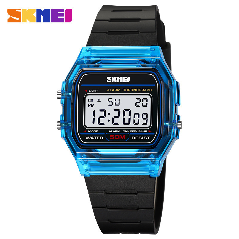 Skmei 2023 nuevo reloj electrónico para hombres y mujeres reloj deportivo multifuncional reloj de pareja luminoso impermeable para estudiantes