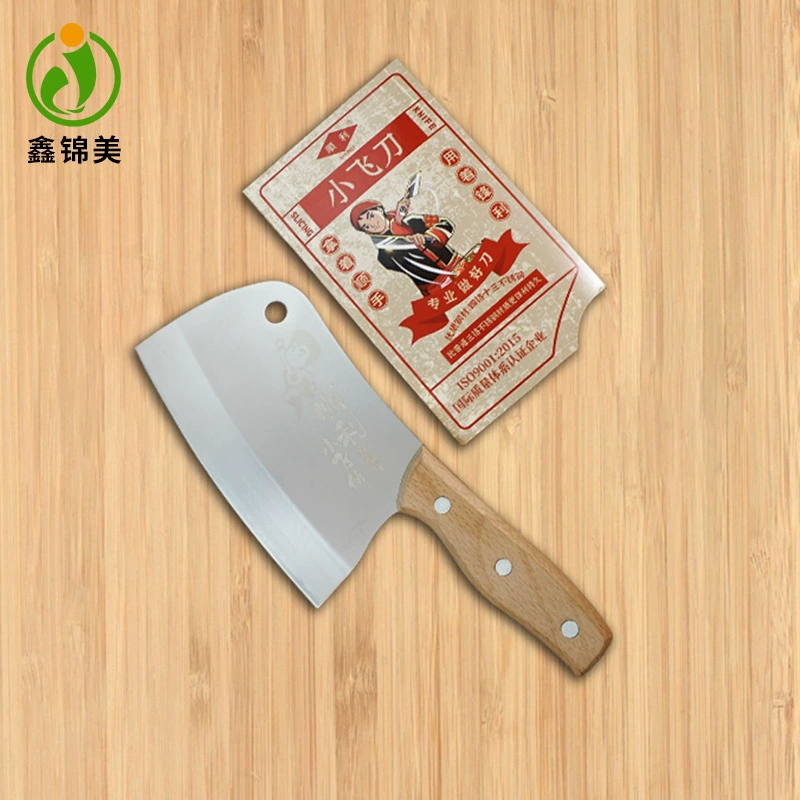 Хунань гладь 9022 наследство кованого ремесла домашнее гостиница кухня 4Cr13 розовая деревянная ручка