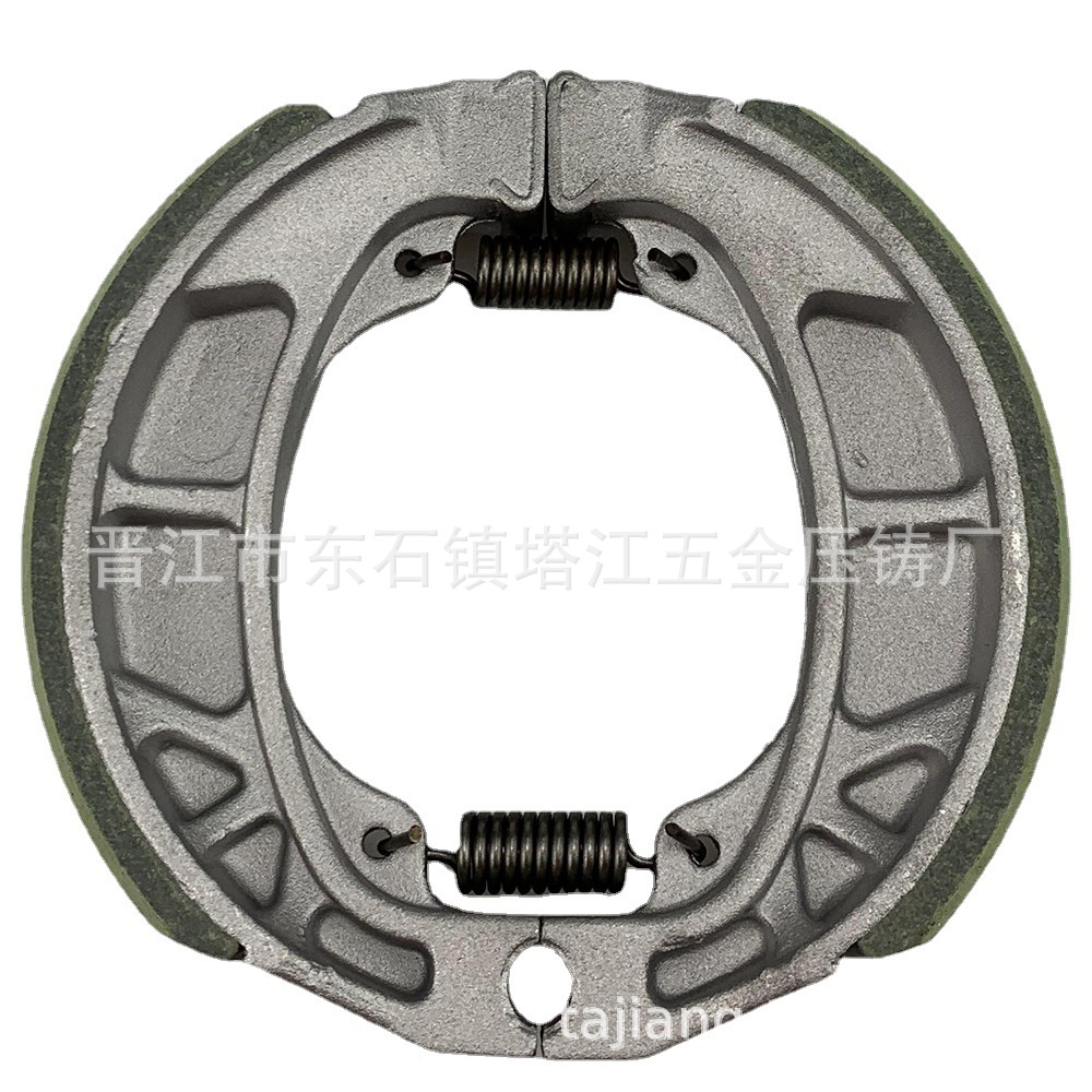 MOTOCICLETA Zapata de freno de la motocicleta 110 universal cg125 cuero verde suave freno resistente al desgaste