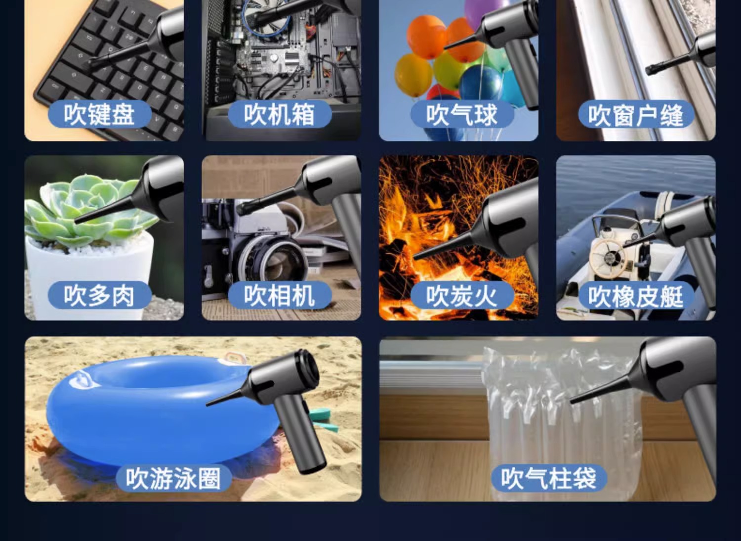 2026 new wireless handheld car vacuum cleaner, a combination of suction and blowing functions, with strong suction power, suitable for both home and car use, and featuring high power