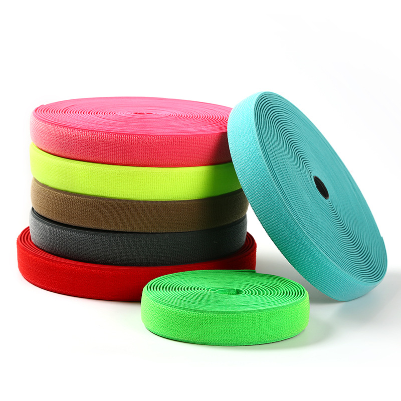 厂家供应尼龙彩色魔术贴车缝衣服双面子母扣 冲型门帘魔术贴