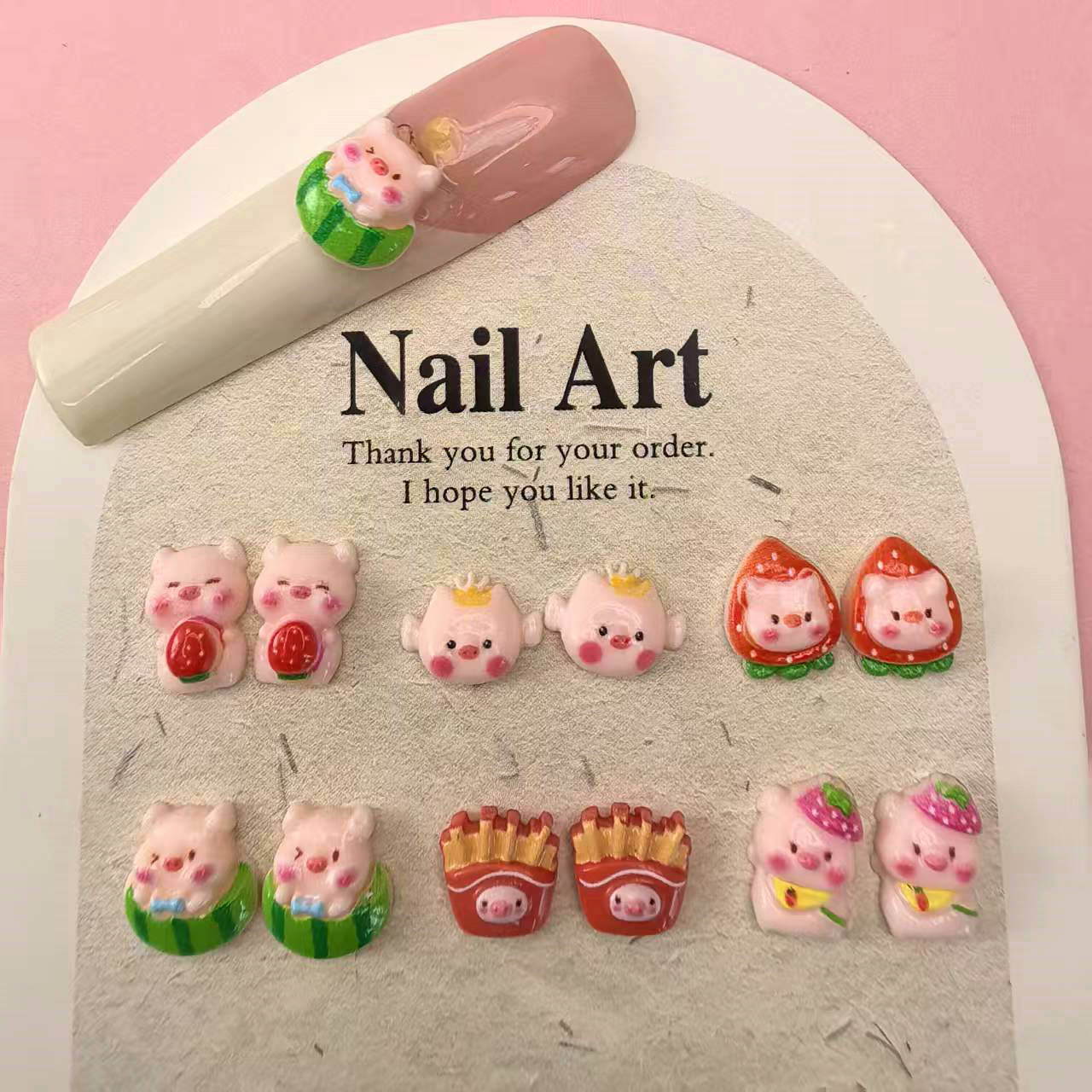 草莓熊美甲饰品配件_12.jpg