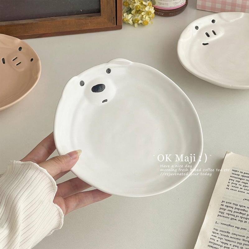 稀奇古怪的盘子陶瓷漂亮餐盘下午茶点心甜品盘可爱餐具高颜值菜盘|undefined
