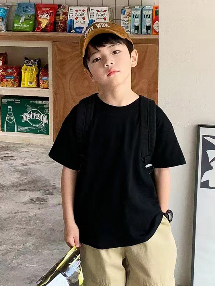 Cotton summer T-shirt for boys