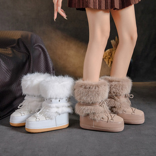mooreyuͬ��2026�����W���r��̫��ѥëë������Ьѩ��ѥŮ�ӽqŮ