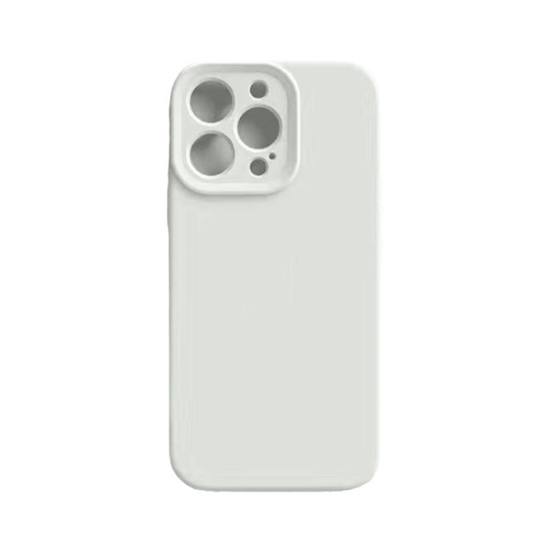 iPhone17promax対応 ソリッドシリコン製スマホケース Apple16公式 精密穴あき 無地 液体保護ケース|undefined