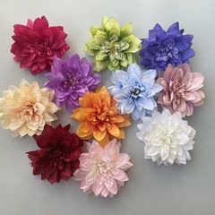 メーカーの新型の夢幻の大きい麗の花の頭のdiyの頭の飾りの材料の部品の家庭の撮影の花の芸のシミュレーションの花の頭