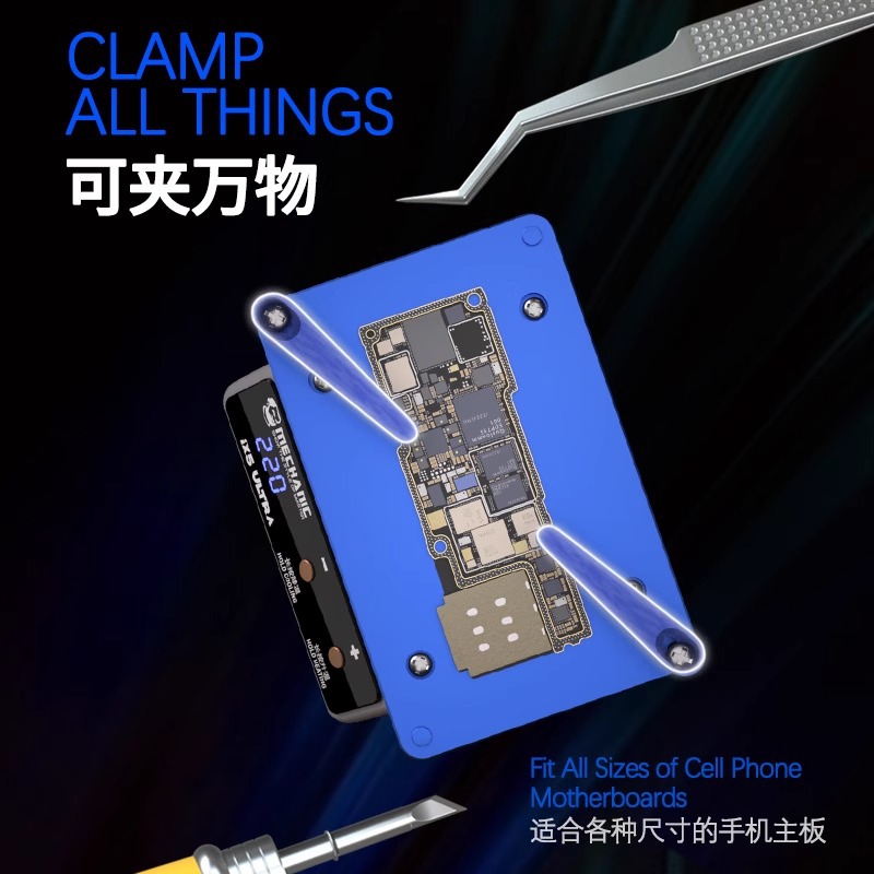 Tipo de mantenimiento universal de plantación de estaño plataforma de precalentamiento en capas de plantación de estaño adhesivo universal iX5UITRA mesa de calefacción