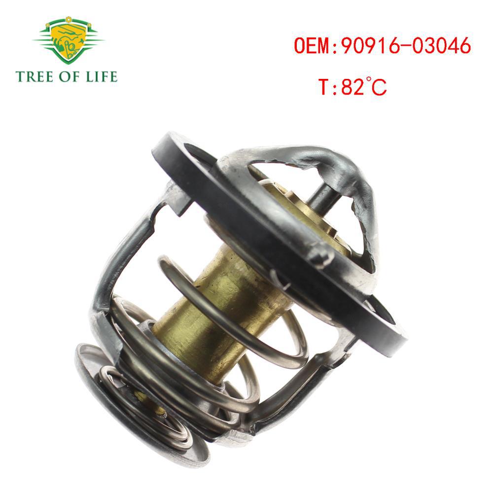 90916 - 03046 para termostato automático de refrigerante de motor moderno de 82 °C image 1