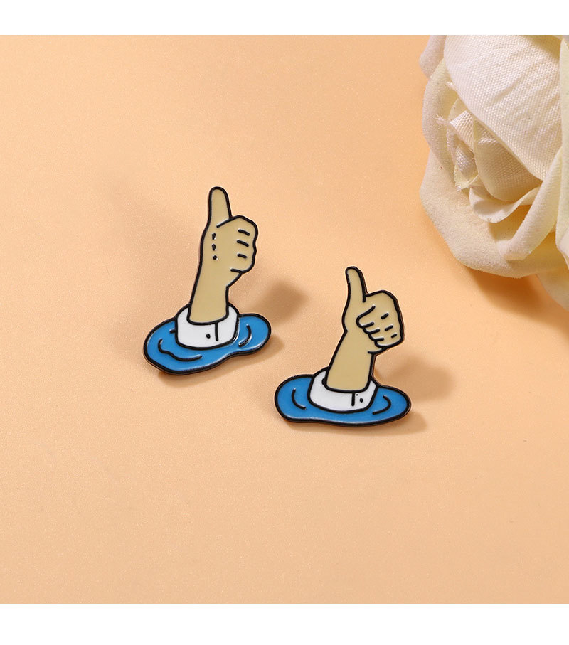 Brooches, Waist Pin Classification Cute Pin Cartoon Character Hand Alloy Enamel Unisex Brooches