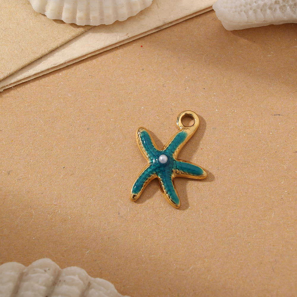 4g Weight Pendant Jewelry Making Type Charms Classification 1 Piece Quantity 304 Stainless Steel Material Shell Pattern All Seasons Season Polished Finish Plating Design Beach Style 1 Piece 304 Stainless Steel Shell Polished Pendant Charms 36