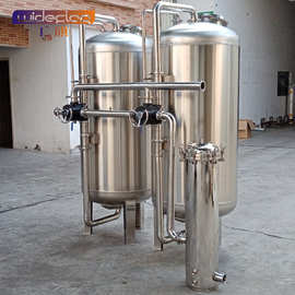固液分离机械过滤器工业304水处理软化罐石英砂多介质预处理设备