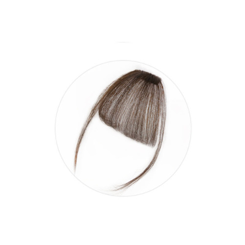 Wig with bangs for women, Korean-style, air bangs, hairpiece for seamless integration, fresh and natural, one-piece for individual sale