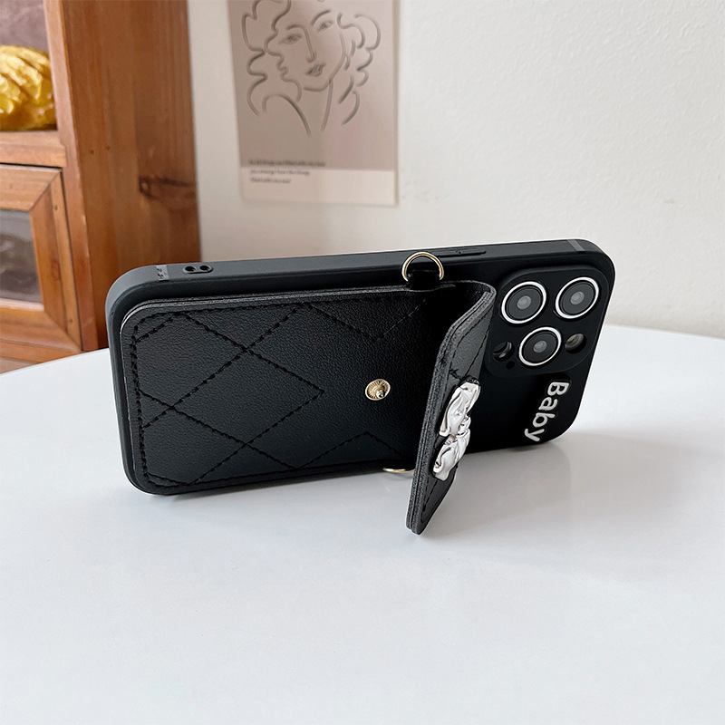 Protective Phone Case With Bow Lanyard For Iphone Models_voghion.com