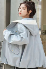 2025年新款工装外套少女春秋装初高中学生薄款夹克宽松百搭棒球服