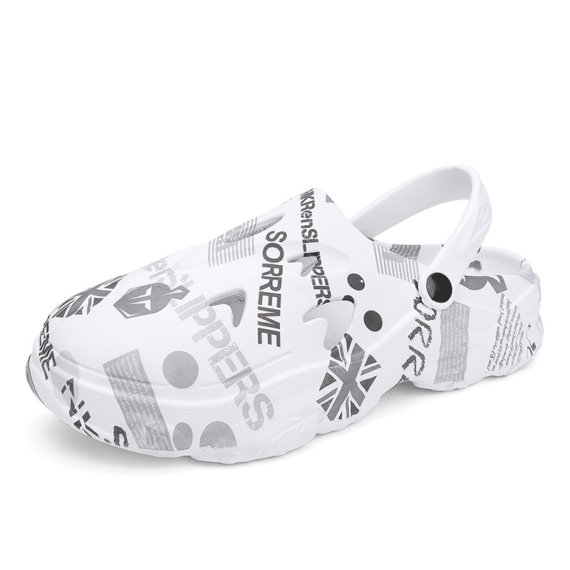 Zapatos de gran tamaño para hombres de verano con zapatillas de balde deportivas casuales sandálias de playa suaves
